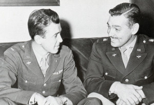 James Stewart and Clark Gable